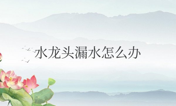 水龙头漏水怎么办