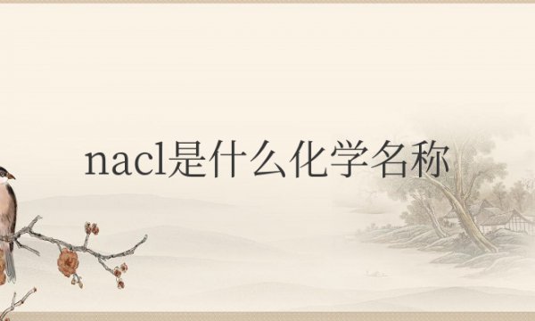 nacl是什么化学名称