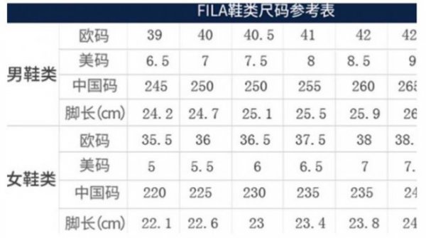 平时37码斐乐穿多大码