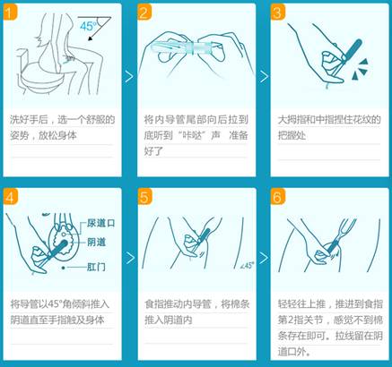 卫生棉条怎么用的