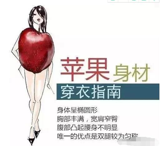 适合苹果型身材的搭配