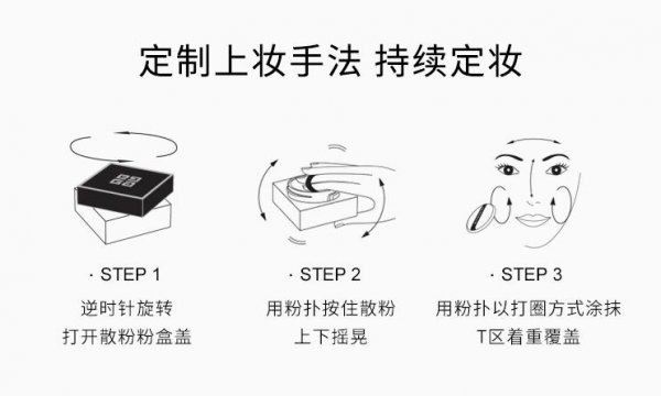 纪梵希四宫格散粉怎么用