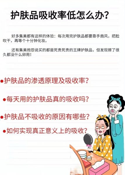 每天用护肤品真的都吸收进去了吗