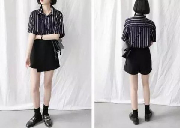 小个子女生穿夏季衣服图片