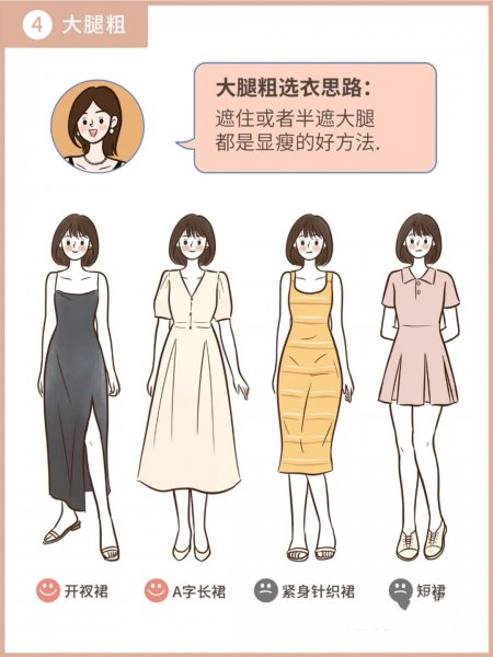 不同身材的姑娘如何选择衣服