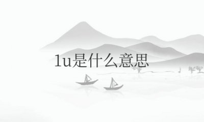 c语言1u是什么意思 1u表示 unsigned int 型的1